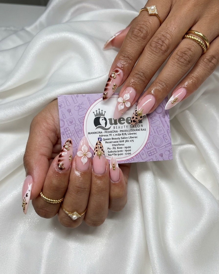 Floral Nail Art Selection
